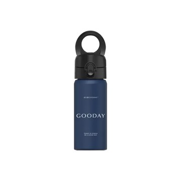 磁吸水壺 AquaStand 不鏽鋼 480cc - 無吸管 子夜藍 - 好日曆 GOODAY (星期安有限公司) - 留給好生活(藍)