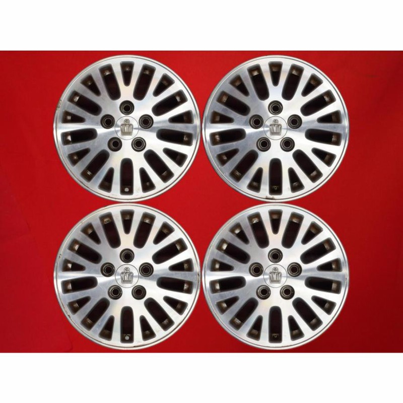 激安 中古 4本セット】 トヨタ クラウン 170系 純正 アルミ