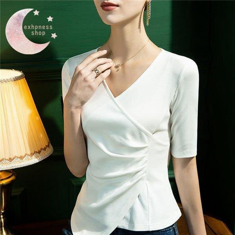 インナー Tシャツ レディース 肌着 トップス 五分袖丈 下着 シンプル 春 夏 秋 取り寄せ 通販 Lineポイント最大get Lineショッピング