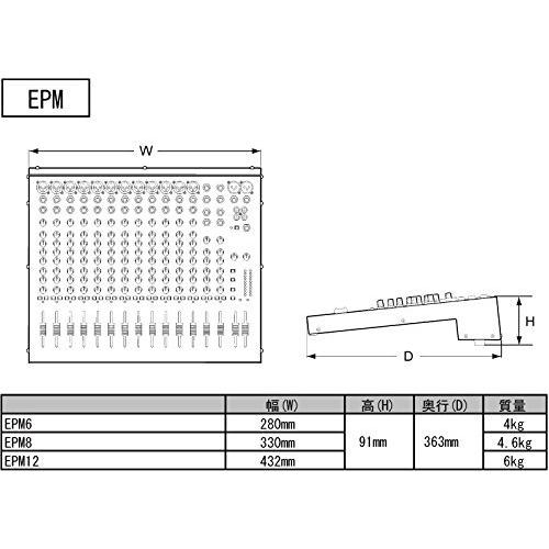 Soundcraft サウンドクラフト コンパクト・アナログミキサー EPM6