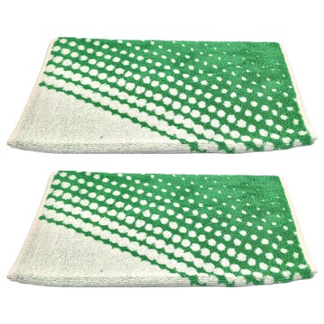 ELEGANCE 點點樂提花毛巾 33*76CM 150G 台灣製  綠色  2條