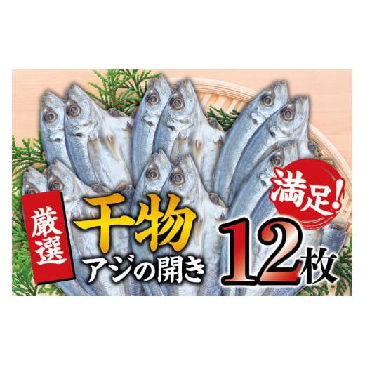 ふるさと納税 和歌山県 太地町 干物セット 満足の内容量！アジの開き12枚セット ／ アジ あじ 干物 ひもの 詰め合わせ 干物