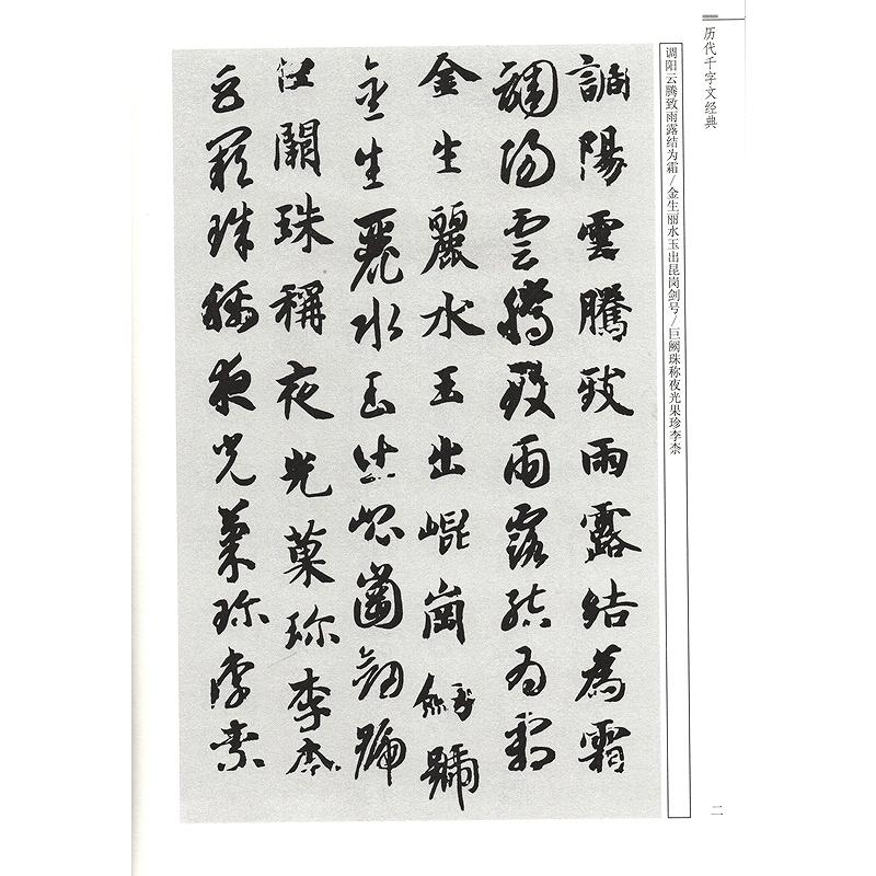 歴代千字文経典　中華歴代伝世書法経典　中国語書道 #21382;代千字文#32463;典　中#21326;#21382;代#20256;世#20070;法#324