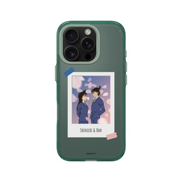 iPhone 16 Pro Clear 憂墨綠 - Detective Conan - 新一&小蘭