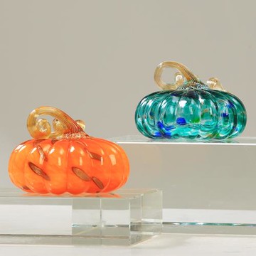 現代輕奢琉璃南瓜擺件客廳酒柜玄關書房樣板間博古架高檔裝飾擺設