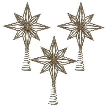 亮蔥八角樹頂星  亮蔥  8吋  3個