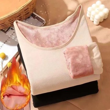 【藍尼居家】★寶寶絨保暖上衣居家服(女睡衣/家居服/內搭/舒適)