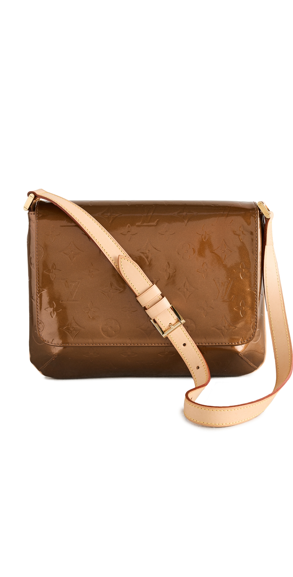 What Goes Around Comes Around Louis Vuitton Brown Vernis Thompson Street Bag