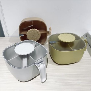 調料盒套裝組合鹽罐四格收納一體鹽糖味精家用廚房調味料盒罐