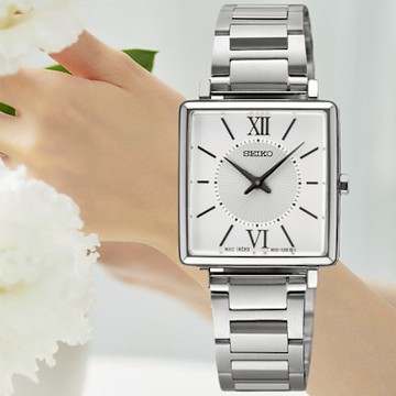 SEIKO 精工 CS系列 優雅方形腕錶 禮物 推薦 SWR111P1/4N30-00N0S