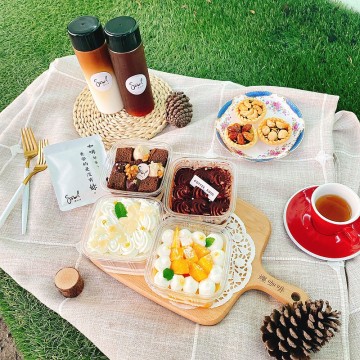 2入 綜合水果盒子蛋糕 可宅配 鑠甜點 下午茶 小蛋糕 生日