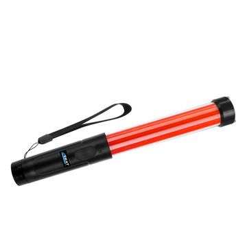 指揮棒 LED交通指揮 紅光哨音 充電款 32cm 充電式指揮棒 強光 交管棒 警示燈 警衛指揮棒 618-TLA32RH+