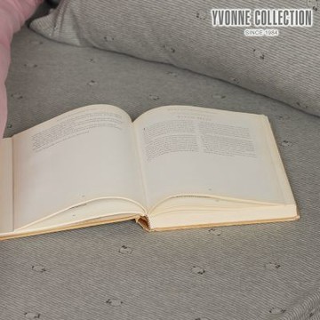 YVONNE 以旺傢飾 黑鼻羊條紋印花單人床包-迷霧灰
