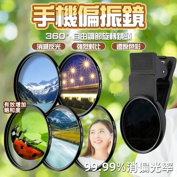 手機攝影消除反光 52mm減光鏡 攝影神器 可調式減光鏡 nd濾鏡 濾鏡夾 可調節CPL偏振鏡 手機偏振鏡 偏光鏡