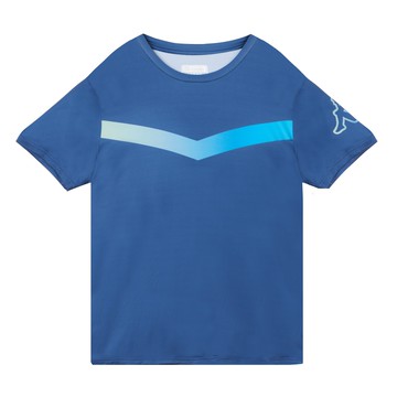 KAPPA義大利時尚中性短袖圓領衫 淺丈青311L2UW867