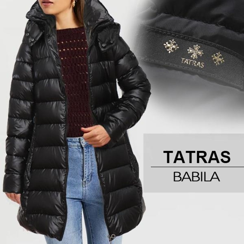 タトラス レディース ダウン TATRAS バビラ BABILA ロング 女性用 ダウンジャケット ダウンコート アウター 細身 ナイロン スリム  防寒 | LINEショッピング