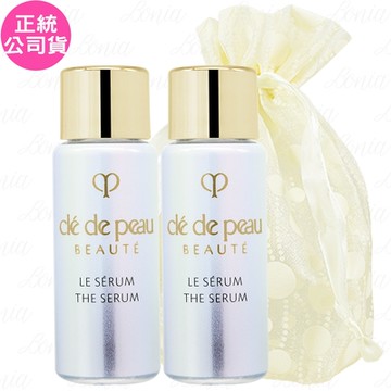 Cle de Peau Beaute 肌膚之鑰 精萃光采激光晶露II(3ml)*2旅行袋組(公司貨)