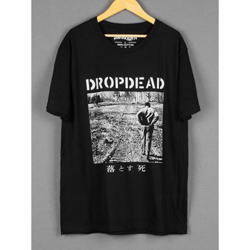 Dropdead 硬核朋克Powerviolence純棉正肩圓領日常休閑男短袖T恤