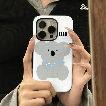 考拉熊適用蘋果16promax手機殼iphone13菲林二閤一14/12女款15硬