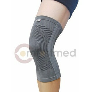 CO-7001 Comfortmed 竹炭提花軟鐵護膝 1入/盒 4條支架、護具、臺灣製造 憨吉小舖