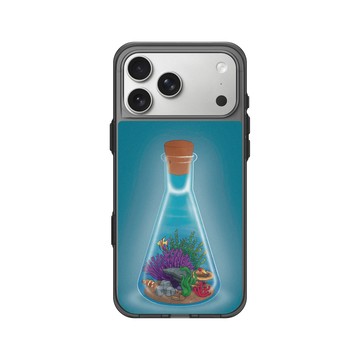 iPhone 17 Pro Max Clear (相機按鈕) 酷墨灰 - MOLECULARTS - 海洋瓶