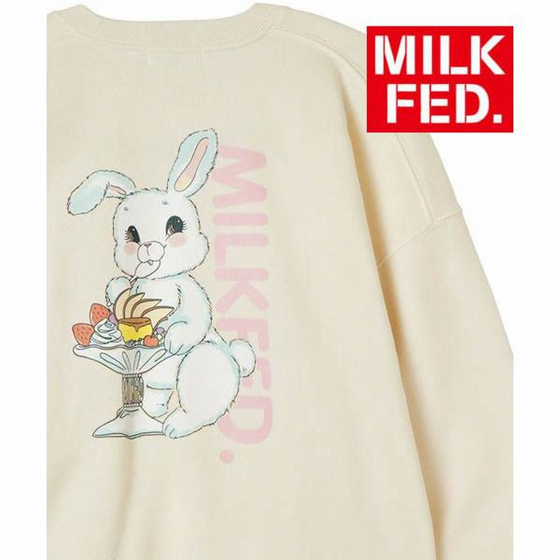 トレーナー スウェット スエット ミルクフェド MILKFED SWEETS RABBITS 