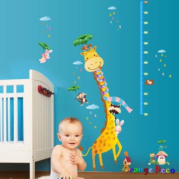 【橘果設計】身高尺 壁貼 牆貼 壁紙 DIY組合裝飾佈置