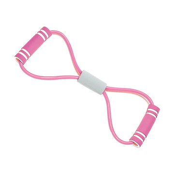 小麥購物 8字拉力繩 Y773 33g  4個  粉色  34 x 9.5cm