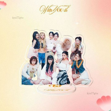 偶像周邊✨粉絲必收 TWICE 亞克力立牌 新專輯《With YOU-th》系列雙面站牌 明星周邊 情侶禮物 交換禮物