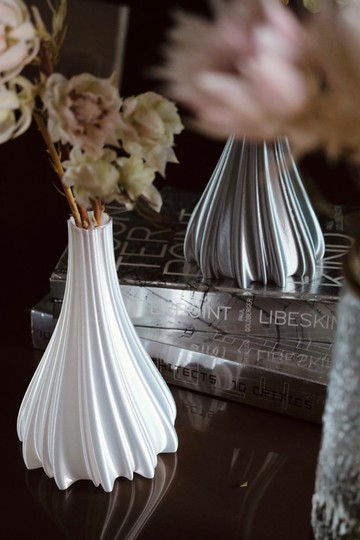 Moirè Vase 絲光3D列印花瓶