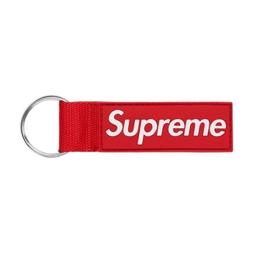 Supreme Webbing Keychain Red 鑰匙圈 掛件 紅色 SS26A135-RD [台灣現貨]