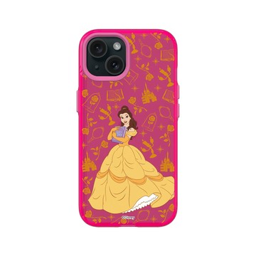 iPhone 15 Clear 粉漾桃 - 迪士尼-公主系列 Disney Princess - 迪士尼公主 - 貝兒