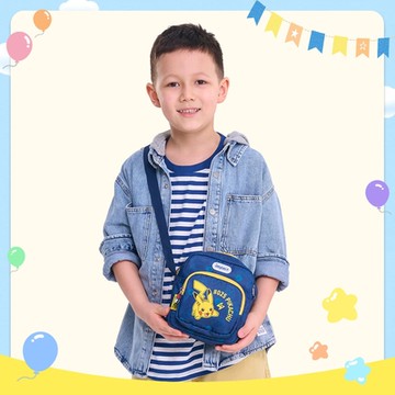 【IMPACT】寶可夢側背包-藍色 IMQPKM006NY聖誕交換禮物
