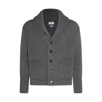 Thom Browne - Grey Wool Cardigan