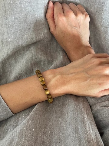 癒創木手造原木8mm珠串