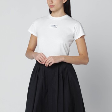 White T-shirt with Numeric Signature patch