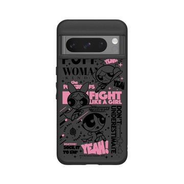 Pixel 8 Pro SolidSuit 黑 - The Powerpuff Girls 飛天小女警 - 女孩的力量海報款
