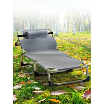 戶外折疊床單人床家用簡易午休床辦公室成人午睡行軍床多功能躺椅