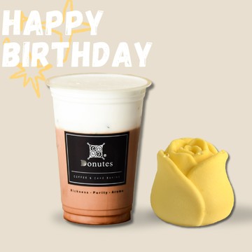 生日快樂【多那之咖啡】190元暖心組好禮兌換券(95元飲料+95元蛋糕)