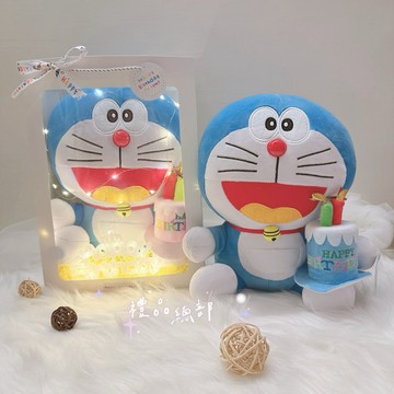 【禮品總部】現貨|實拍 正版 哆啦a夢娃娃 禮物袋 禮品袋 哆啦a夢玩偶 哆啦A夢絨毛玩偶 生日禮物