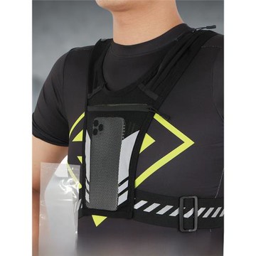 馬拉松跑步背包胸包胸前包雙肩包手機戶外透氣水壺夜跑防水反光