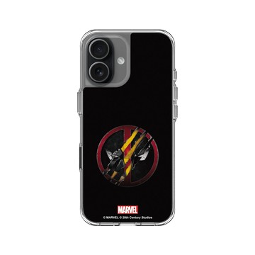 iPhone 17 Clear Case（相機按鈕） 透明 - 迪士尼-漫威 Marvel - 死侍與金鋼狼-Logo