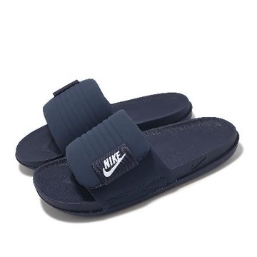 Nike 拖鞋 Offcourt Adjust 男鞋 海軍藍 魔鬼氈 泡棉 舒適 Q彈 涼拖鞋 DQ9624-400