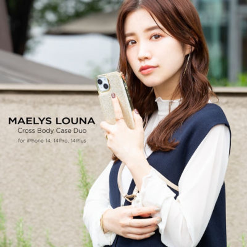 MAELYS LOUNA (Women)/マエリスルーナ Cross Body Case Duo(iPhone14