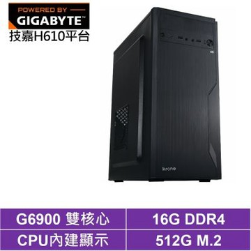 技嘉H610平台[BHCY639B2]G6900/16G/512G_SSD