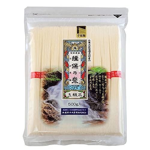 兵庫県手延素麺 揖保乃糸 上級 [チャック付] 500g×10袋