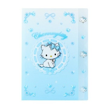 【震撼精品百貨】寵物貓_Charmmy Kitty~日本SANRIO三麗鷗 寵物貓 A4五層資料夾-芭蕾款*78638