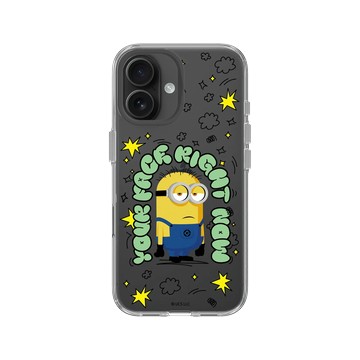 iPhone 16 Clear Case（相機按鈕） 透明 - Minions - Minions - Your Face Right Now
