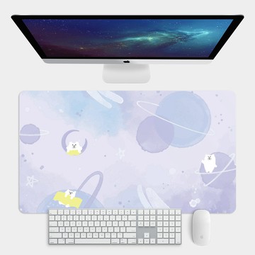 PIXOSTYLE 熊熊宇宙 大尺寸 電競滑鼠墊 餐墊 辦公桌墊