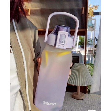 免運 運動水壺 2000ml 水壺 吸管水壺 1500ml水壺 大容量水壺夏季運動水杯tritan耐高溫塑料直飲水壺